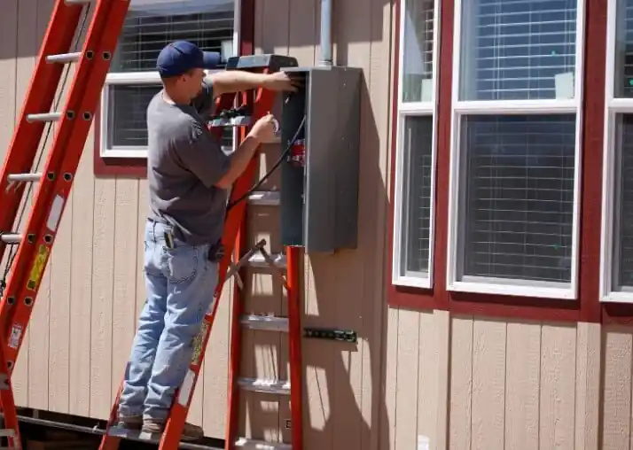 electrician-working-on-box-outside